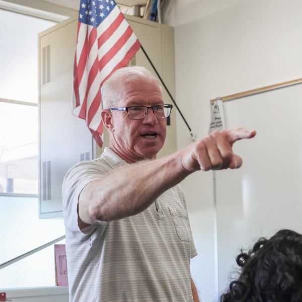 IT’S UP TO YOU - AP Government teacher Krister Swanson educates students on the importance of using their voice.